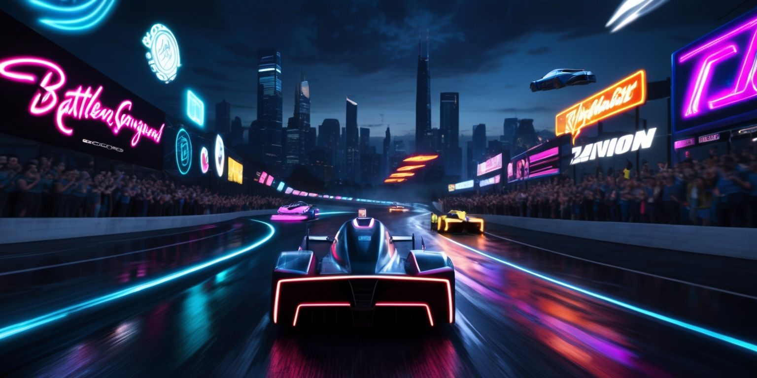 Neon Battlegrounds: Racing Through a Futuristic Duel of Skill and Strategy