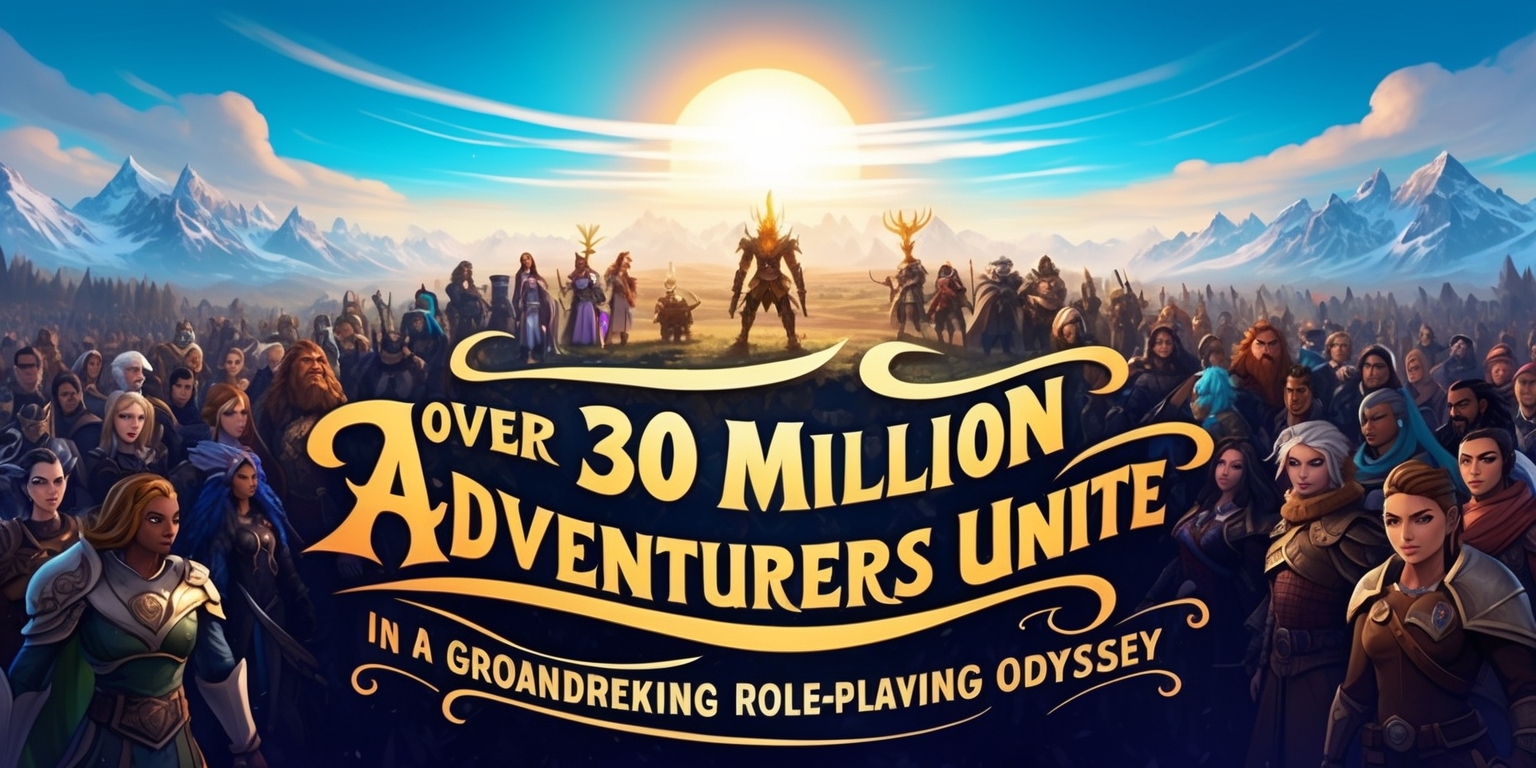 Over 30 Million Adventurers Unite in a Groundbreaking Role-Playing Odyssey